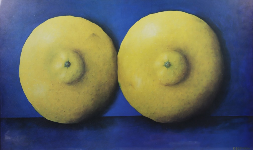 Eva Boström, tryck, "Lemon Tits"