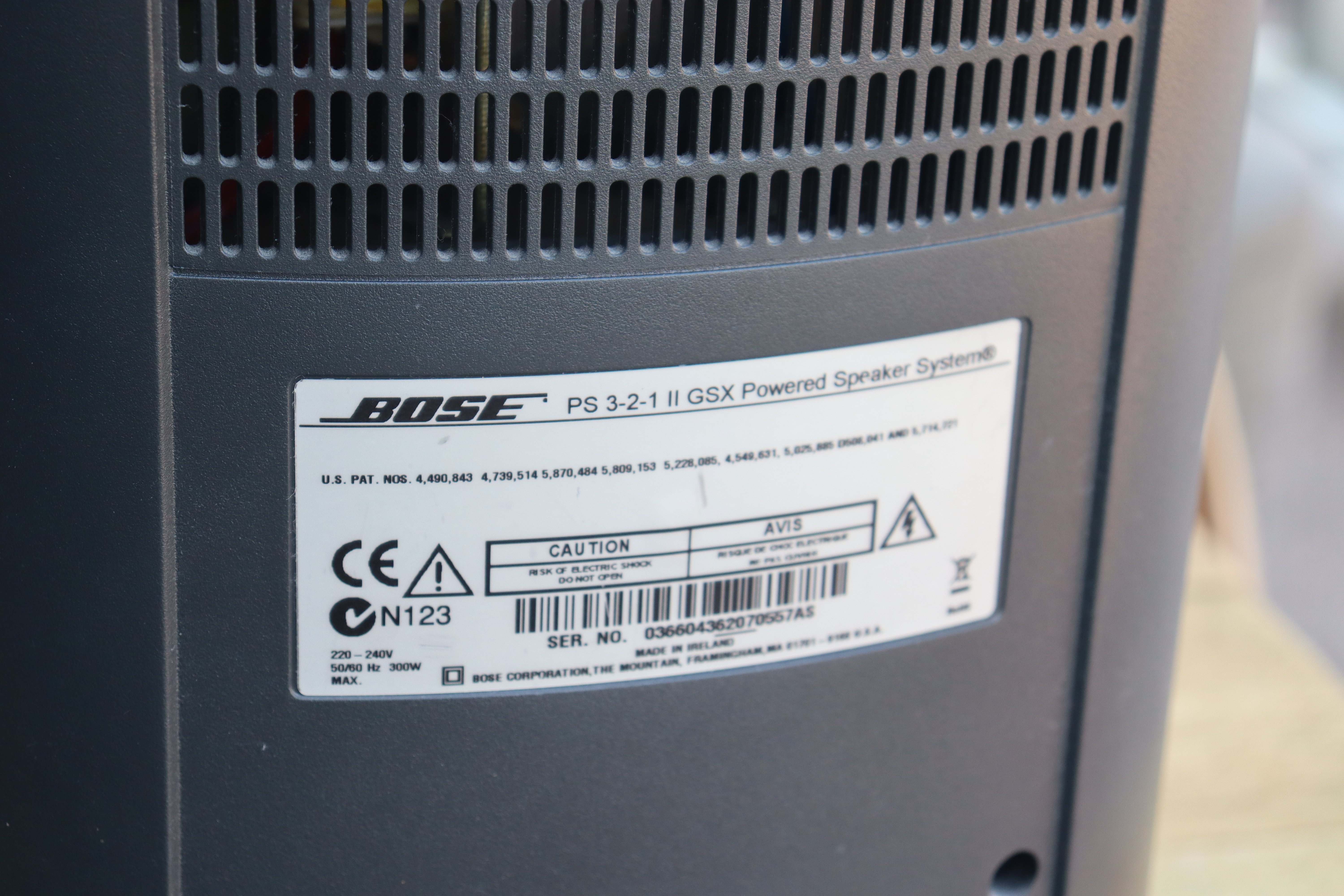 Bose PS 3-2-1 II GSX Powered Speaker | Auktion Bose PS 3-2-1 II GSX Powered Speaker | Auktion