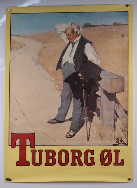 Affisch, "Tuborg Öl"