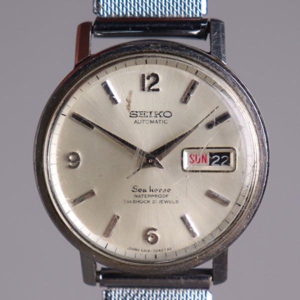 Seiko Automatic, Sea Horse, Diashock, 21 jewels, herrklocka, ca 1965