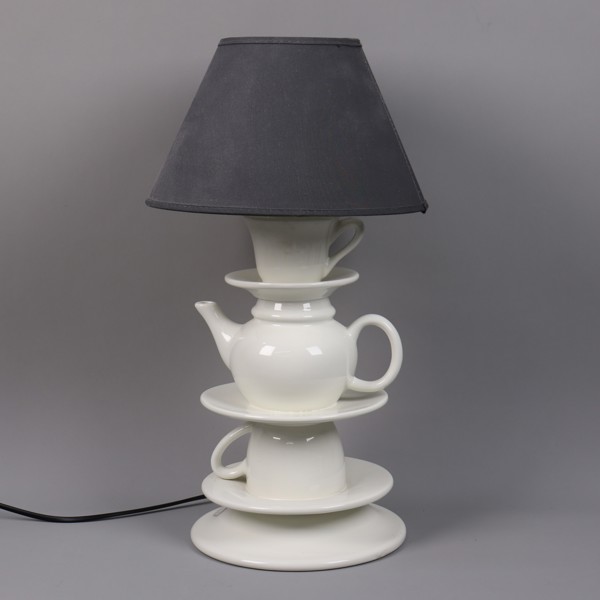 Kare Design, "TL Tea Time", bordslampa i keramik