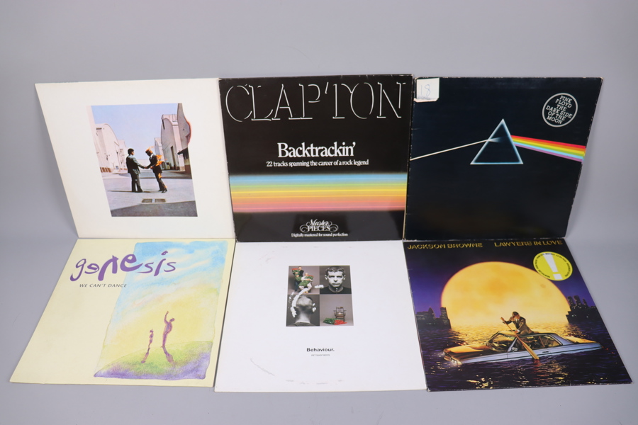 Diverse vinyl/LP-skivor, 24st, Judas Priest, Eric Clapton, KSMB mm