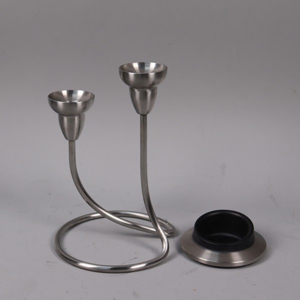 Georg Jensen, ljusstake mm, 2 delar