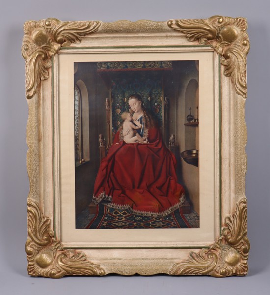 Jan van Eyck, efter, reproduktion, "Lucca Madonna"