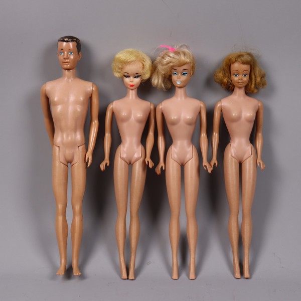 Mattel, Barbie, Ken & Midge, 1960-1962, 4st