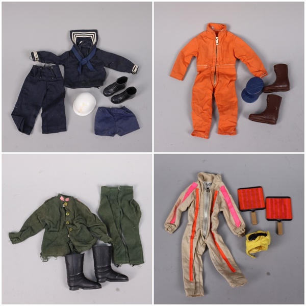 Hasbro, GI Joe, klädsel, 5 set 1960-tal