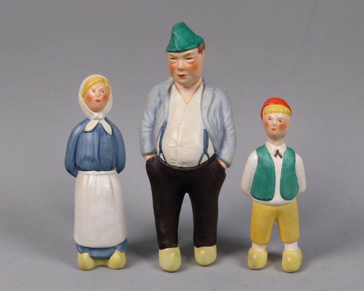 Lars Pagfeldt för Goebel, figuriner, Edward Persson, Nils Holgersson mm, 3st