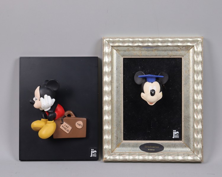 JIE, Disney, tavlor med Musse Pigg/Mickey Mouse i relief, 2st