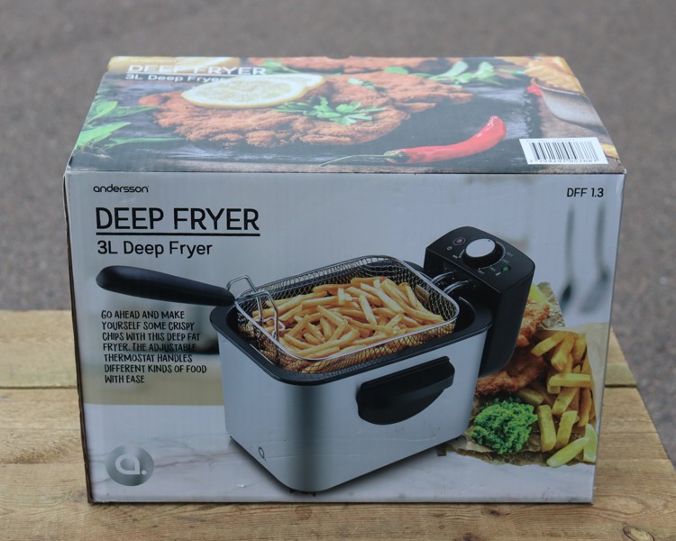 Andersson, Deep Fryer (fritös) 3 Liter, obegagnad