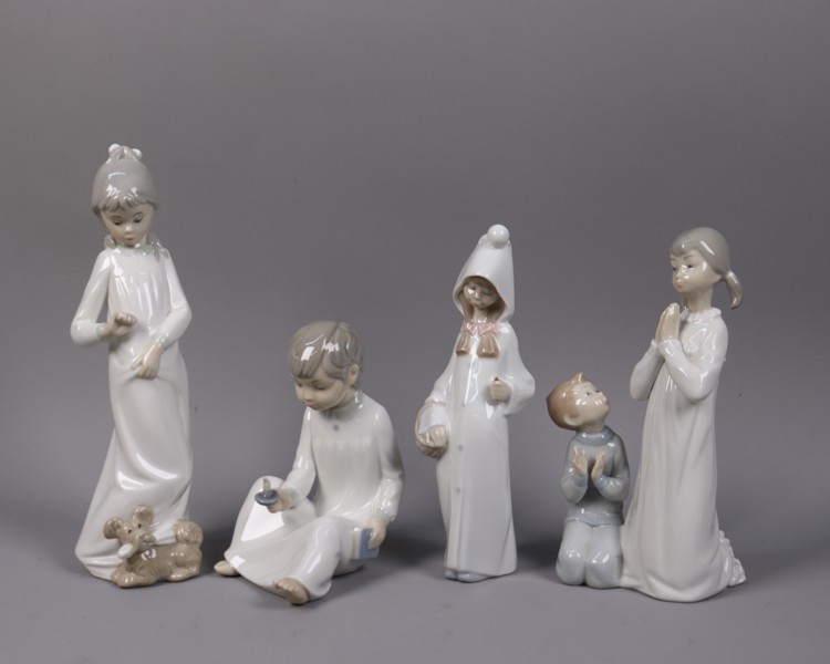 Lladro, Nao, figuriner, 4st