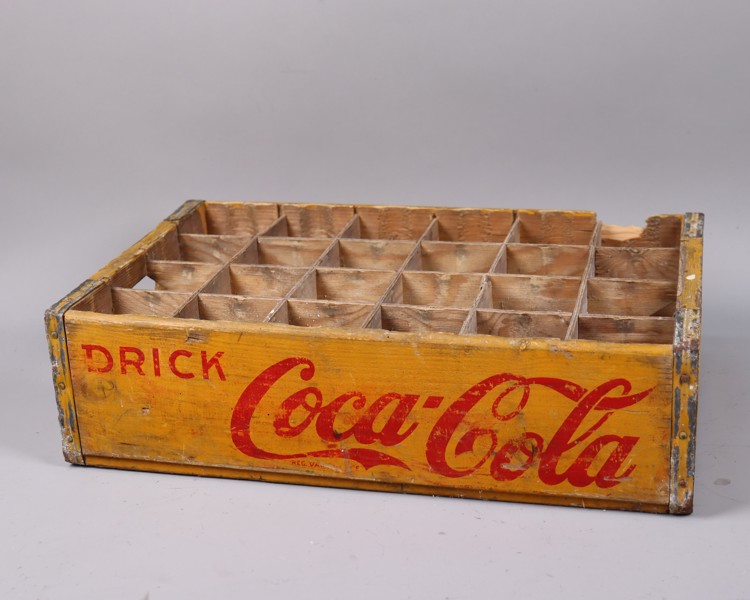 Coca-Cola, back i trä, 1950/60-tal