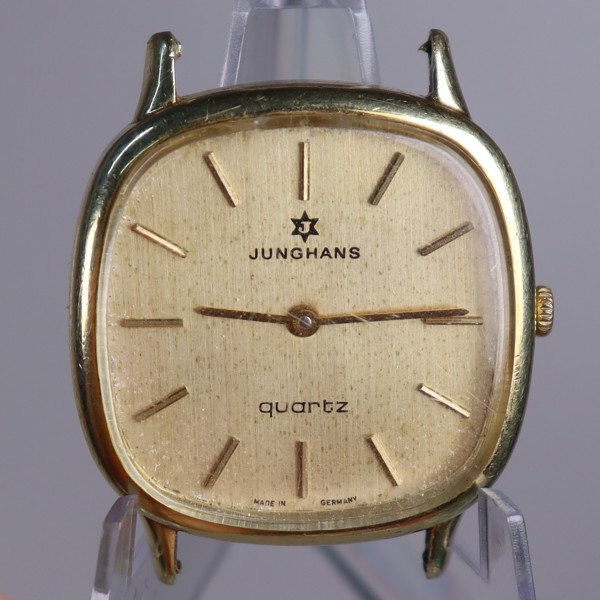 Junghans, Quartz, klocka, 14k guld, 1970-tal