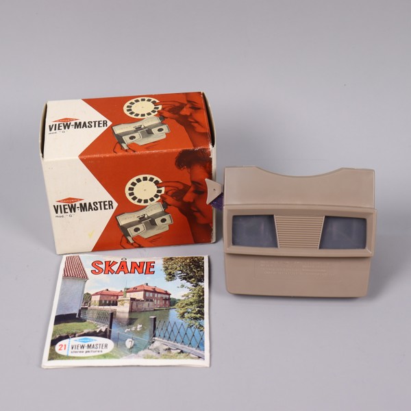 Sawyers, View-Master, stereoskop med Skåne bilder