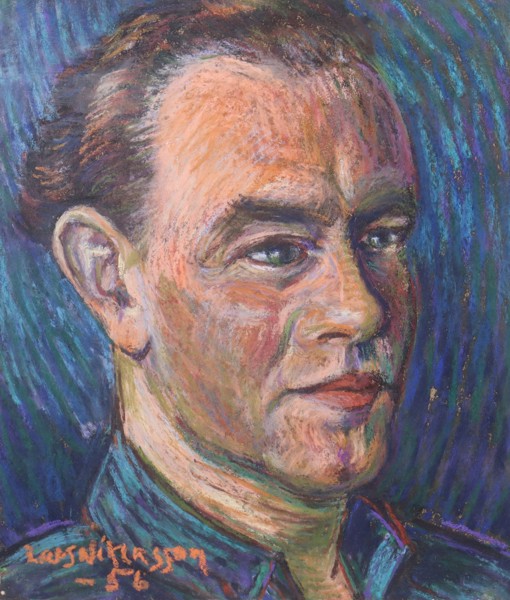 Lars Niklasson, pastell, porträtt