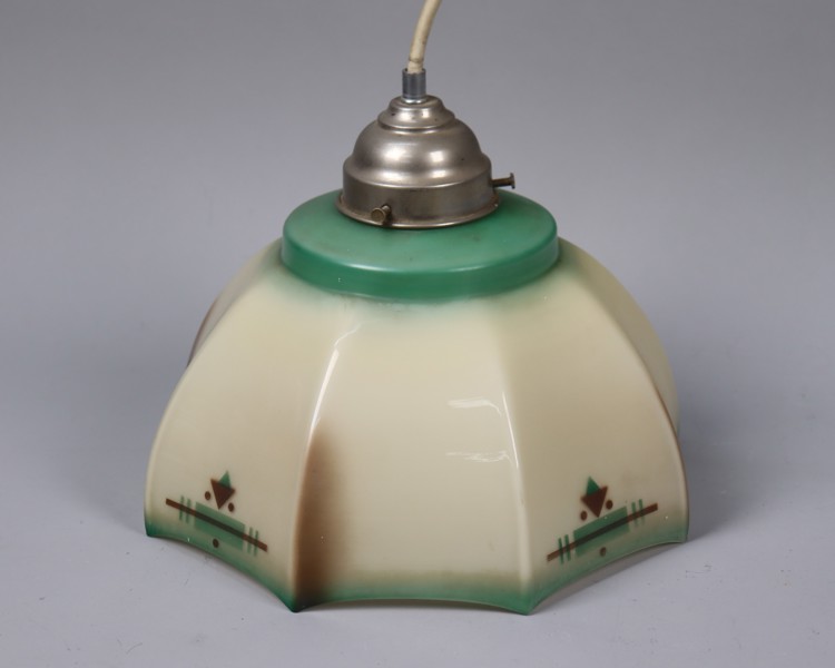 Taklampa, art deco, 1920-/30-tal