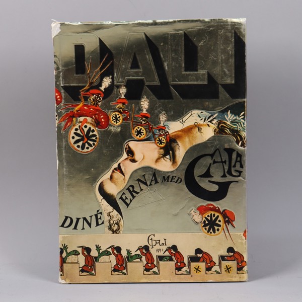 Salvador Dalí, "Dinéerna med Gala", första svenska utgåvan. nr 22/999ex.