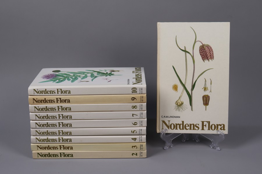 Nordens Flora, C.A.M.Lindman, 10 band, 1980